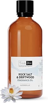 Rock Salt & Driftwood Fragrance Oil 100ml - Candles, Bath Bombs, Soap Making, Reed Diffusers & Wax Melts - Cosmetic Grade - Vegan Friendly