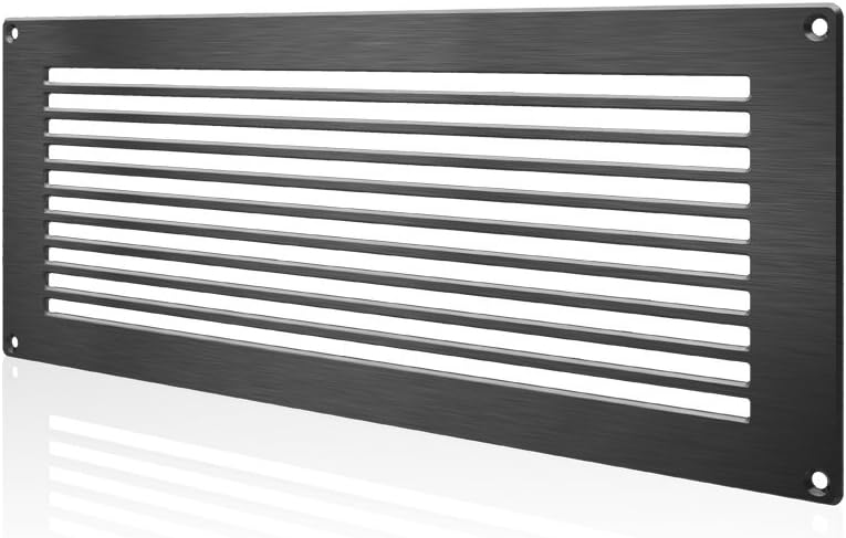AC Infinity, Passive Ventilation Wall-Mount Grille, Black
