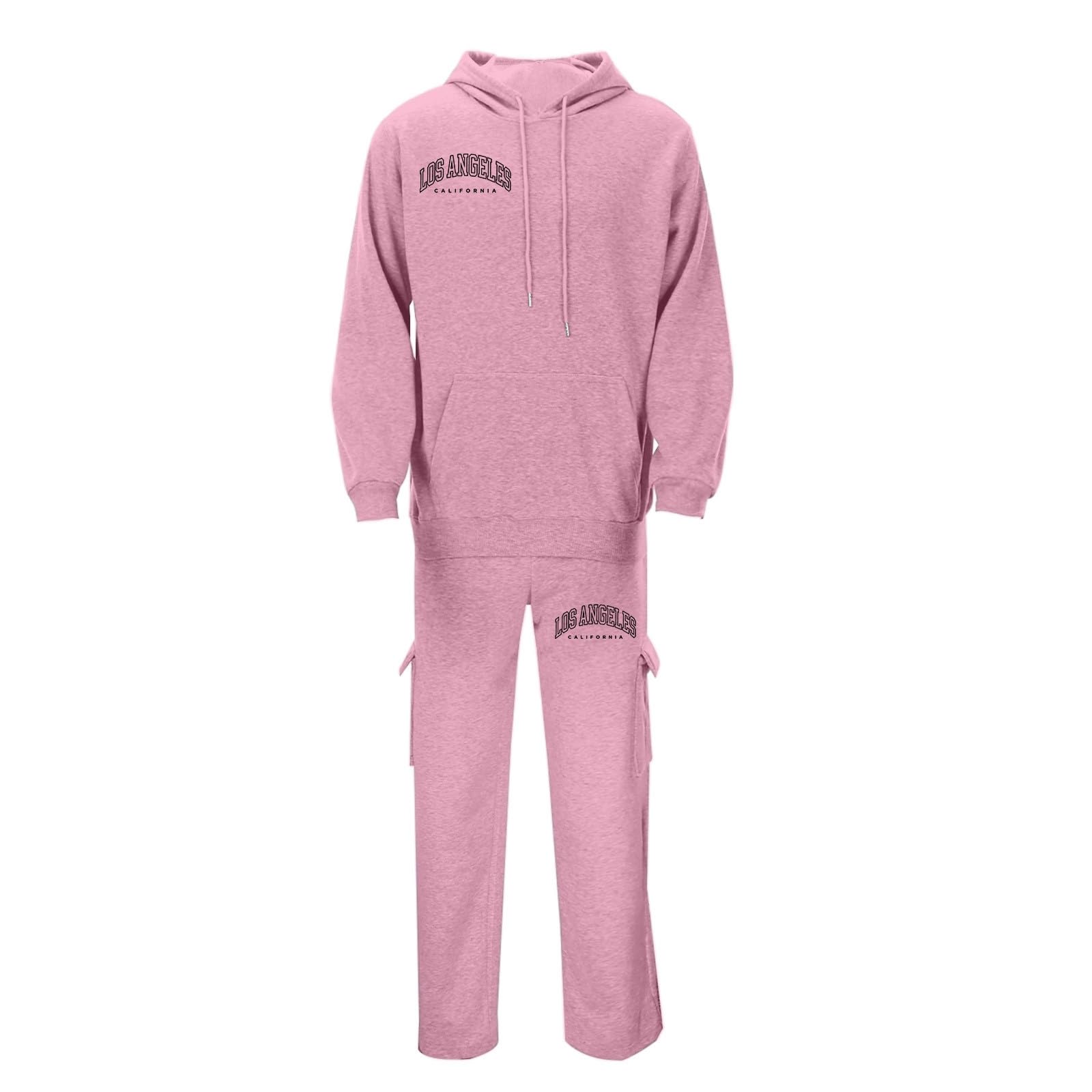 Generisch Męski dres do biegania, dres treningowy, dres rekreacyjny, ze sznurkiem, jednokolorowy, przewiewna bawełna, ciepły, hip hop, na siłownię, fitness