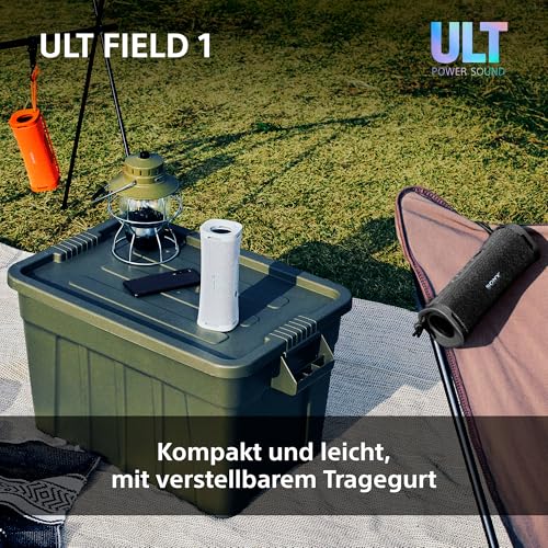 Sony ULT Field 1 - Kabelloser tragbarer Bluetooth-Lautsprecher mit ULT Power Sound, kraftvollem Bass, IP67, wasserdicht, staubdicht… – Ansicht 6