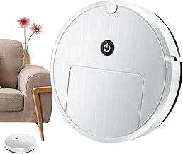 Aspirador Robô, Slim Cordless 1000Pa Forte Sucção Baixo Ruído Robótico Pó, Sucção forte 1000Pa, sem fio, acessórios esfregão substituíveis, máquina limpeza chão Iytefeki