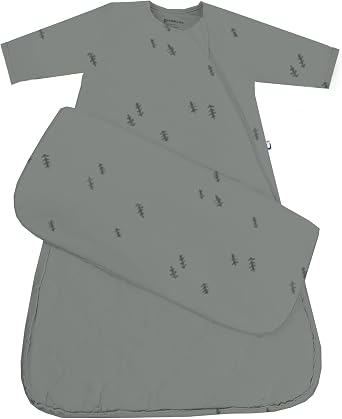 GUNAMUNA Long-Sleeve Sleep Sack for Babies, Wearable Sleep Bags, Soft Rayon, 1.0 TOG, Essentials for Newborns