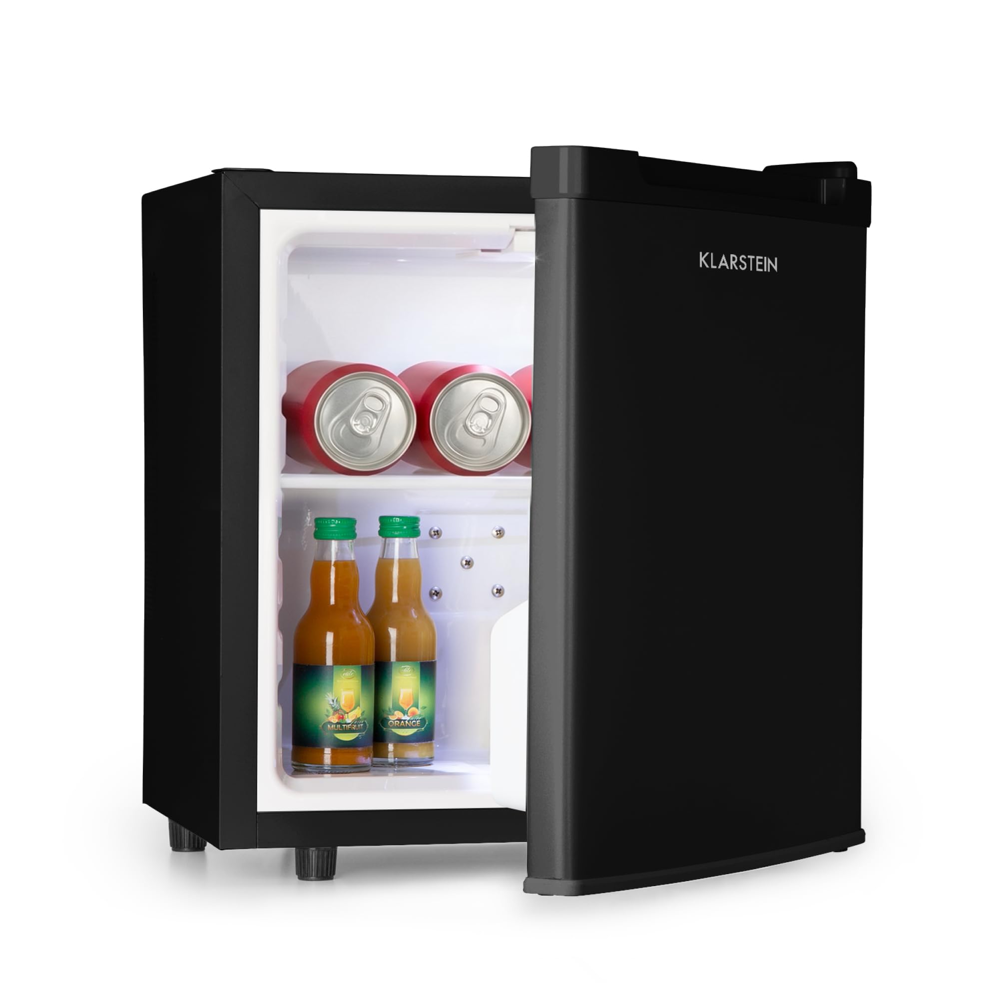 Klarstein Mini Kühlschrank für Zimmer, 30L Mini-Kühlschrank für Getränke, Snacks & Kosmetik, Kleine Minibar, Klein & Leise, Kleiner Skincare Zimmer & Büro 5-15°C