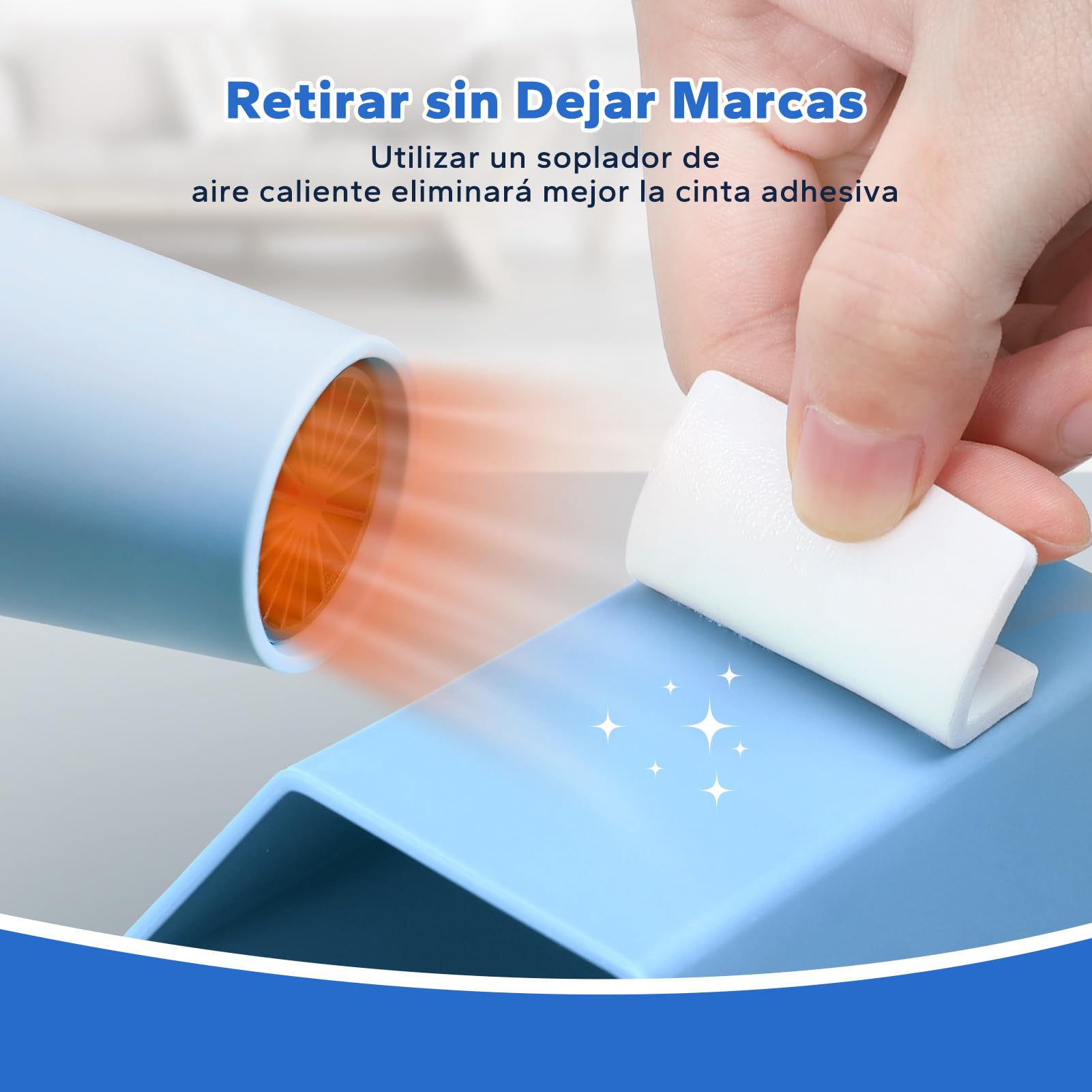 HOMMAND Cinta Adhesivo Doble Cara, 40 Piezas Almohadillas Adhesivas Extrafuerte, Pads Adhesivo Cinta Adhesiva Doble Cara Espuma, Cuadrado & Redondo, para Hogar Oficina Coche, Blanco