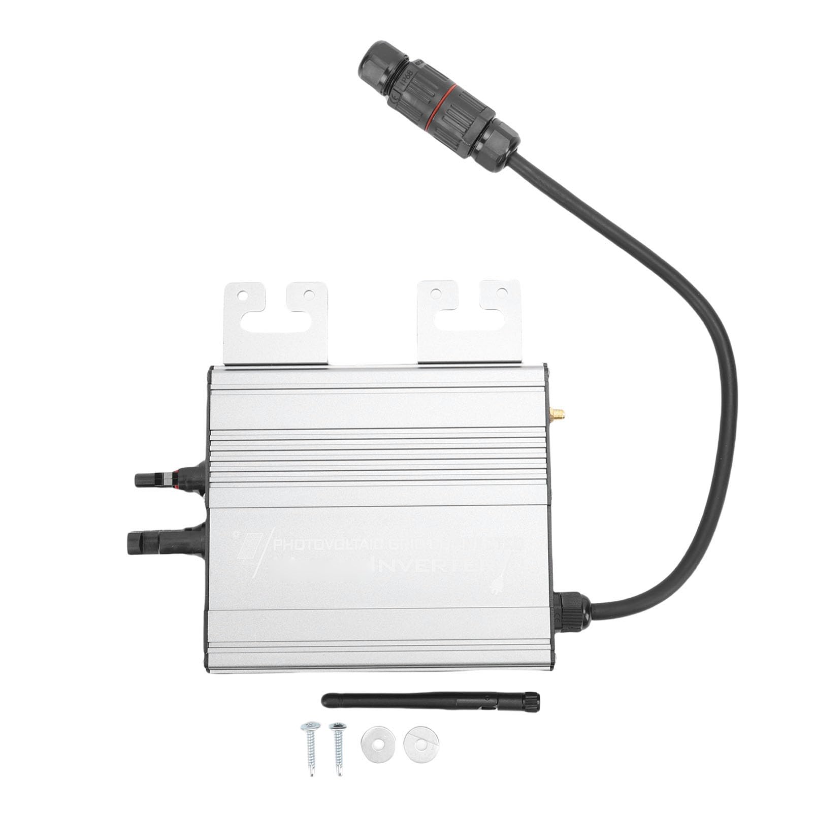 Microinversor de conexión a Red Solar fotovoltaico pequeño Inteligente Inversor Solar Compacto con impermeabilización IP65 Carcasa Resistente de aleación de Aluminio para