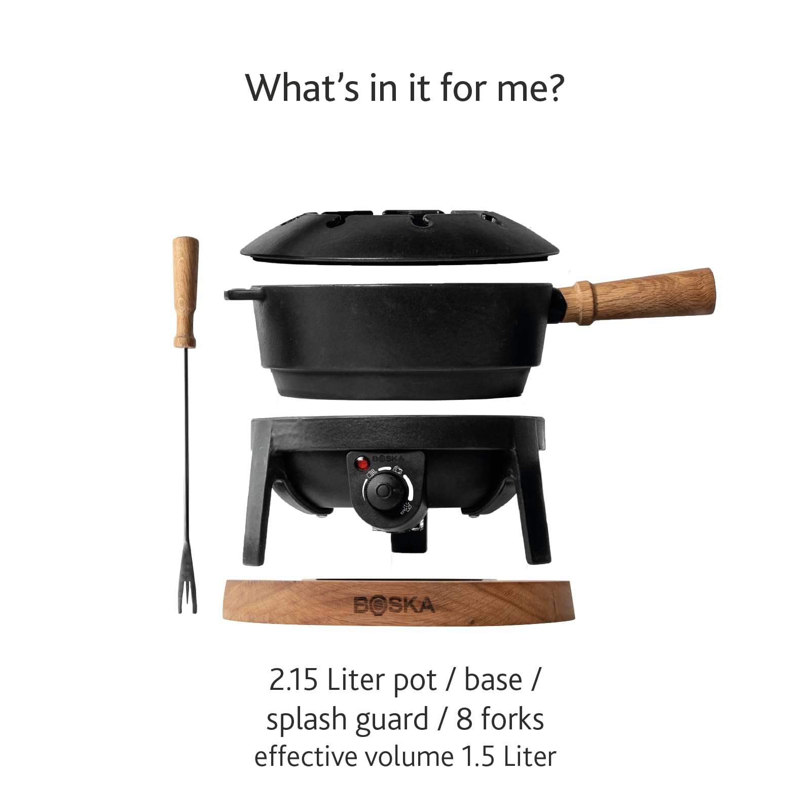 Boska Fondue-Set Pro, elektrisch