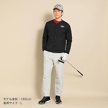 Amazon | [キャロウェイ] メンズ 中綿 ブルゾン (撥水性