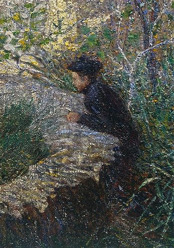 Peinture pour décoration salon haut de gamme Matin d'Avril de Plinio Nomellini