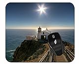 5. 【Surface en lycra de haute qualité】:Support antidérapant,Base en caoutchouc naturel antidérapant : caoutchouc naturel sans mauvaise odeur, sain et respectueux de l'environnement. La base en caoutchouc dense et antidérapante offre une bonne prise en main et empêche le tapis de souris de glisser ou de se déplacer sur toute surface plane et dure.