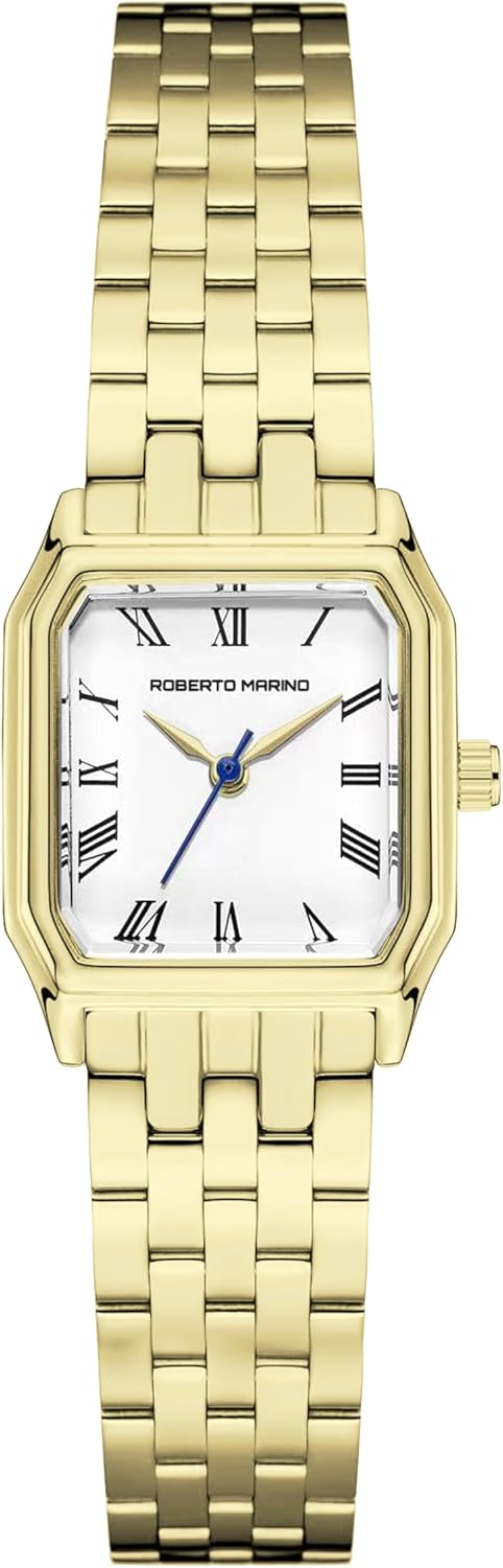 Roberto Marino RM1392 Women’s Watch – Stainless Steel, Japanese Quartz, White Dial, 3ATM Water Resistant
