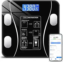 Balança Bioimpedância Corporal Digital Bluetooth Smart 180kg