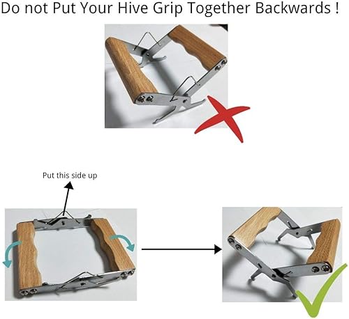 Miniatura 6 de Beekeeping Supplies - Kit de inicio de ahumador de abejas herramientas de apicultores para apicultores 14 herramientas profesionales de colmena de