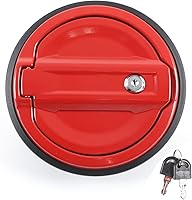 Vista 11 de Tapa del tanque de gasolina con bloqueo de puerta para Hummer H2 2003-2009, accesorios para llenado de combustible, tapa de gasolina, tapa de tapa