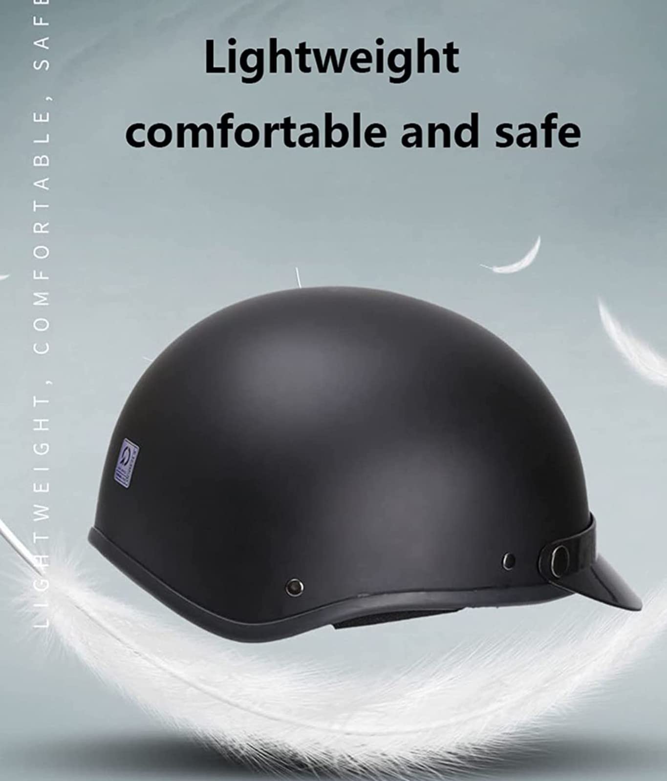Motorrad Halbhelme Halbschalenhelm Brain-Cap Halbschale Jet-Helm Motorrad-Helm Roller-Helm Scooter-Helm für Chopper Biker Moped-Helm ECE-Zulassung