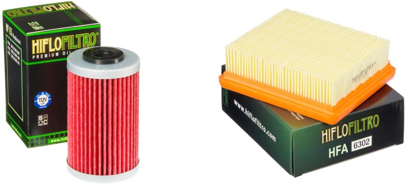 Oil and Air Filter Kit for KTM 390 RC 14-16 HIFLO FILTRO