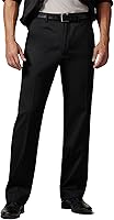 YUCENFU Men's Cozy Hidden Expandable Waist No-Iron Dress Pants - Premium Stretch Work to Weekend Slacks