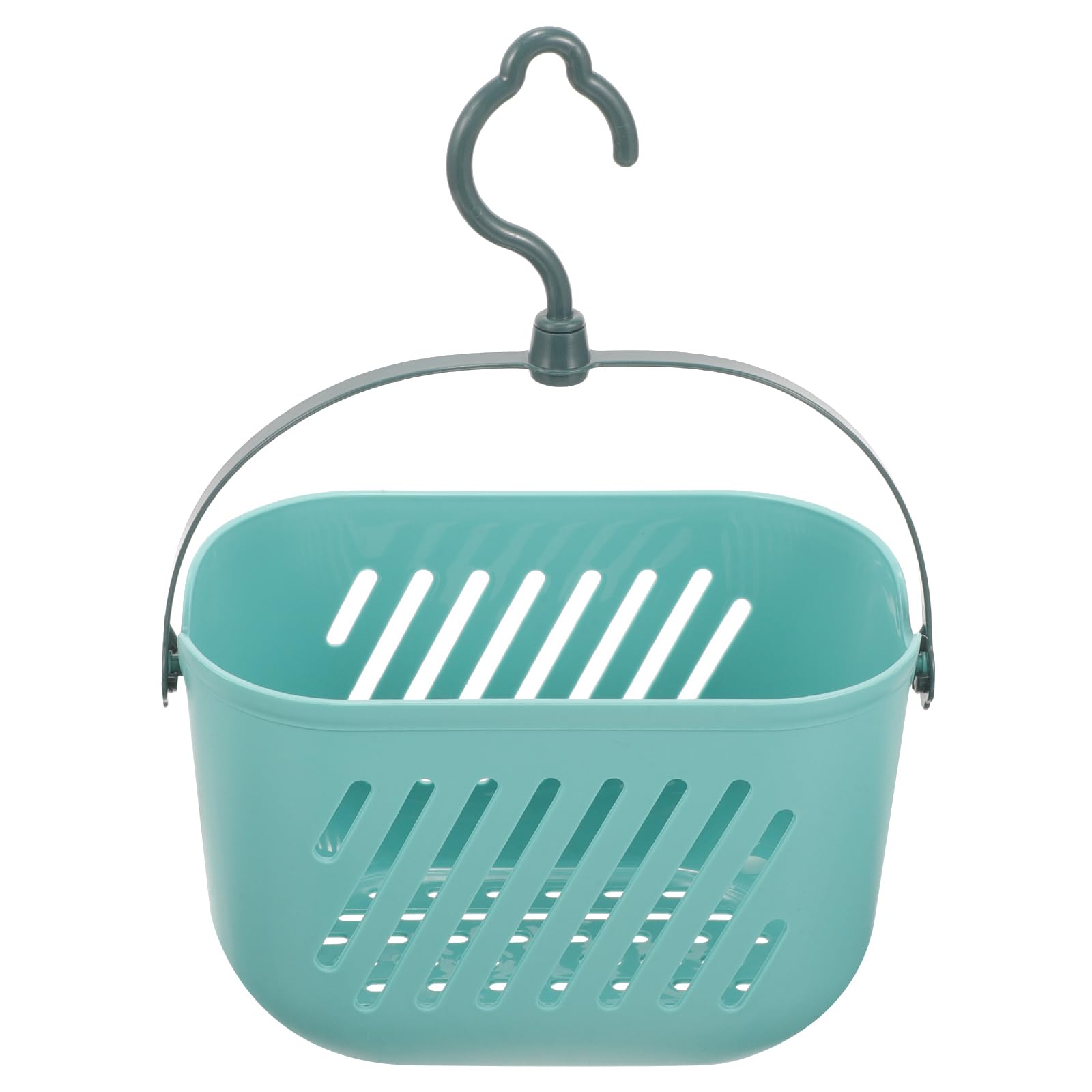 Zerodeko Hanging Shower Basket Plastic Bathroom Organizer with Drainage Hook for Toiletries Storage Space Saving and Easy Access