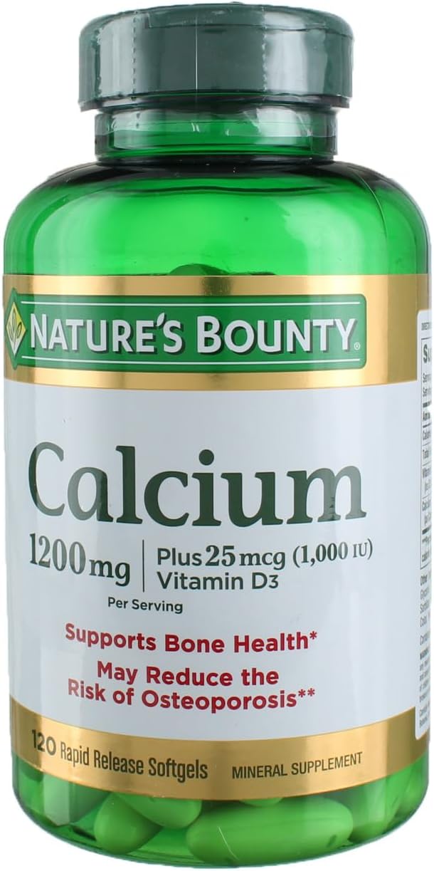 Nature Made Calcium 600 mg With Vitamin D Liquid Softgels 100 ea (Pack of 2