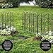 Plow & Hearth Montebello Iron Garden Fencing with Gate | 6'L x 34