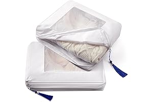 2-Pack Cashmere Protection Pouch: Ultimate Wool Sweater Storage Bags for Moth Proof Protection