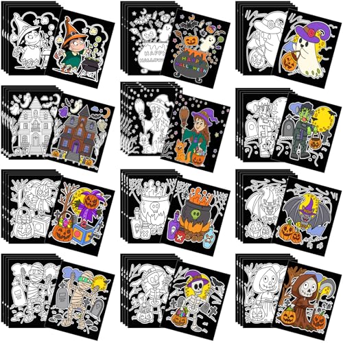 Moinchore Halloween Velvet Coloring Posters