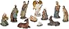 Krippenfiguren Set 11teilig 15-5cm Weihnachtsdekoration Weihnachten Winter