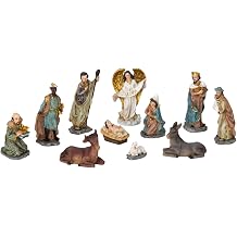 Nativity Figures Set 11 Pieces 1.5 - 5 cm Christmas Decoration Winter