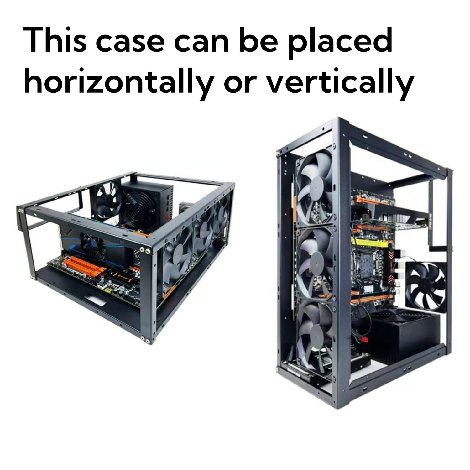 Amazon.com: Yeiwenl DIY Computer Case PC Frame Desktop Chassis