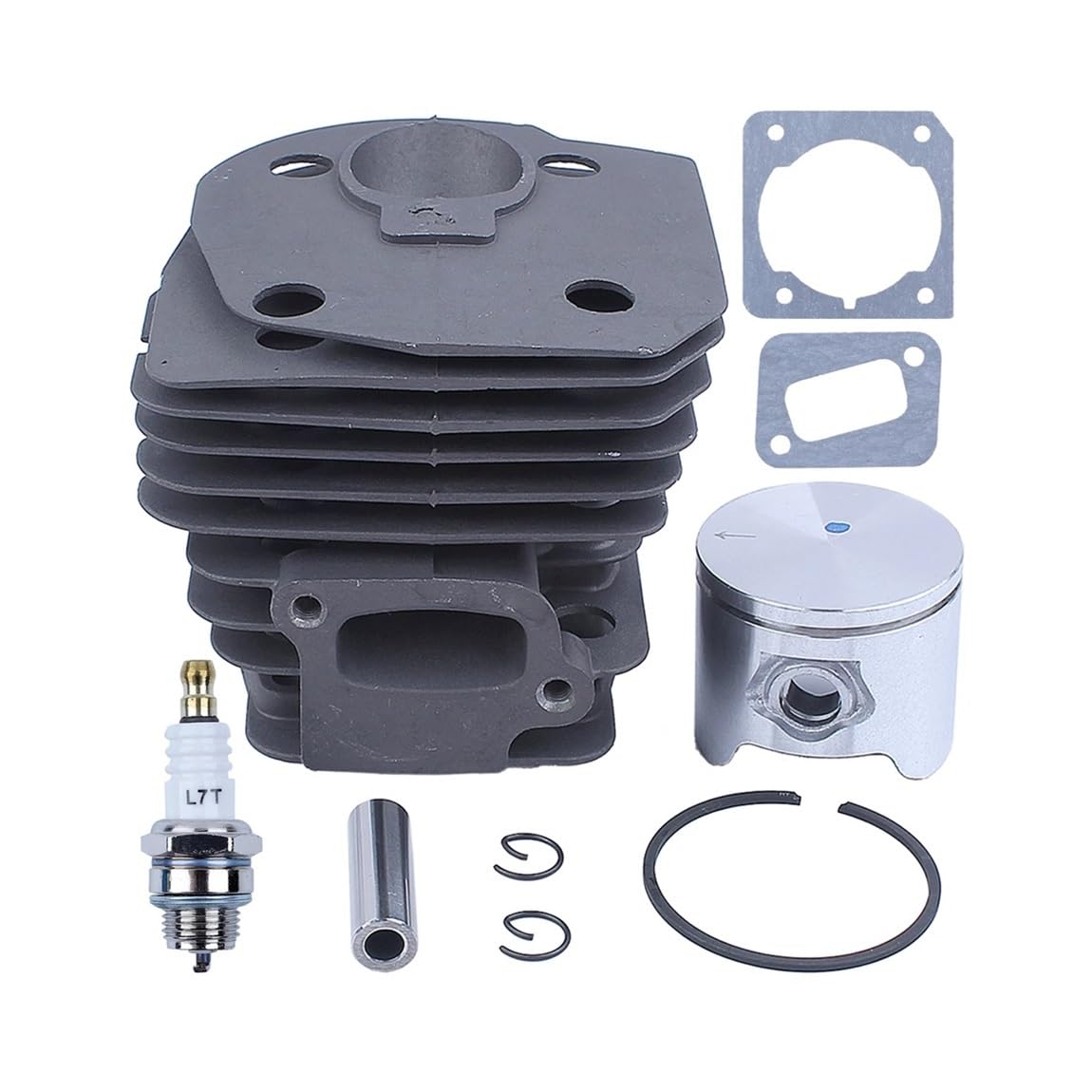 Pieza DE Recambio Kit de Junta de pistón de Cilindro de 44 mm Compatible con Repuesto de Motosierra chapada 350 351 353 346XP 157A