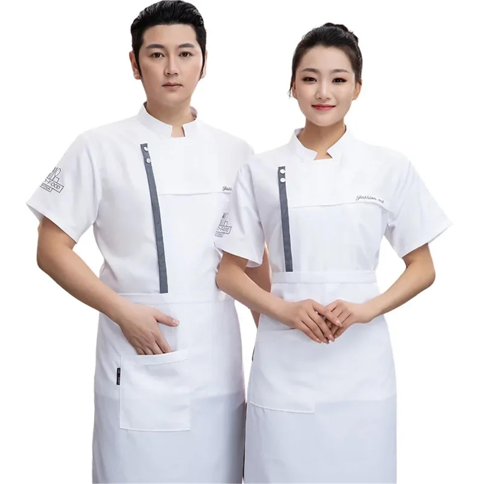 Divisa da Cuoco, Giacca for Ristorante Occidentale, Donna, Servizio di ristorazione, Abbigliamento Cucina for Uomo, Fast Food, Hotel, Catering, Lavoro per Cucine, Ristoranti, Hotel