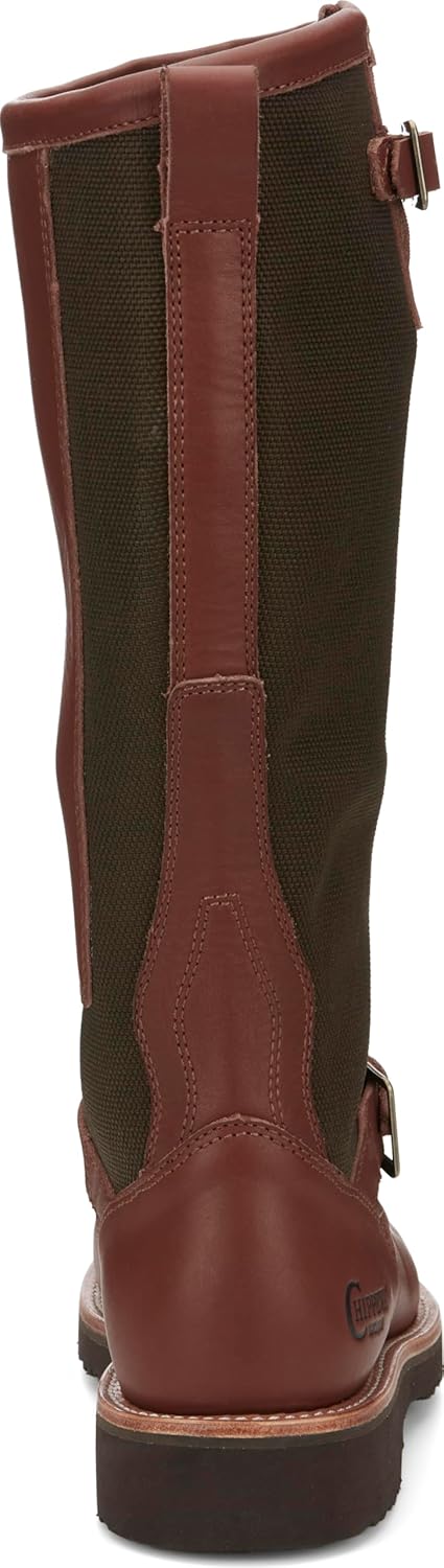 Chippewa Sunjo 15-Inch Vipercloth Snake Boots - Snake-Resistant Design & Proof Footwear - Cushioned Ortholite Insole for Hunting Boots - Slip-Resistant Vibram Outsole for Mud Footwear