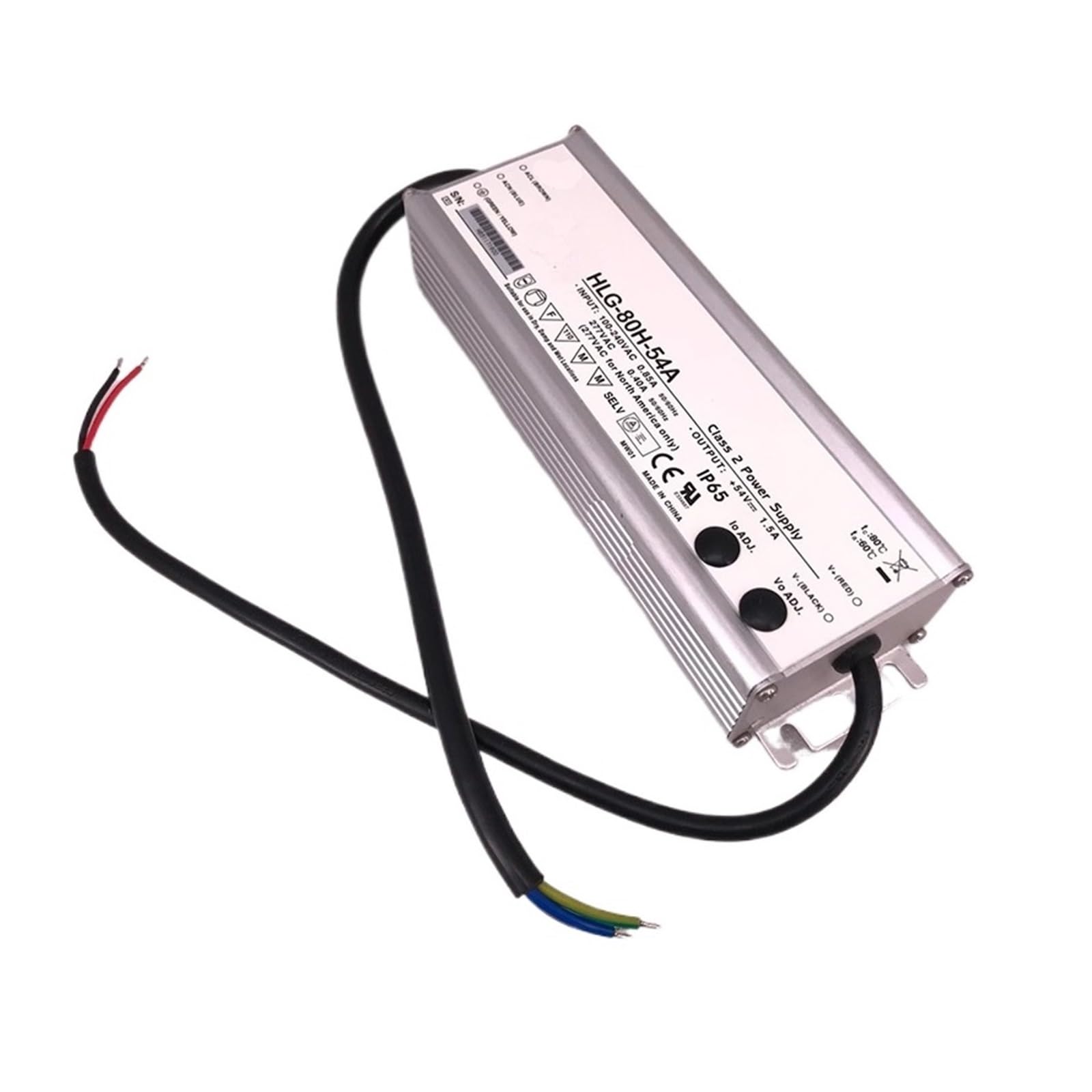 SWEWDSQG 120W 54V 1.5A Switching Power Supply HLG-80H-54A