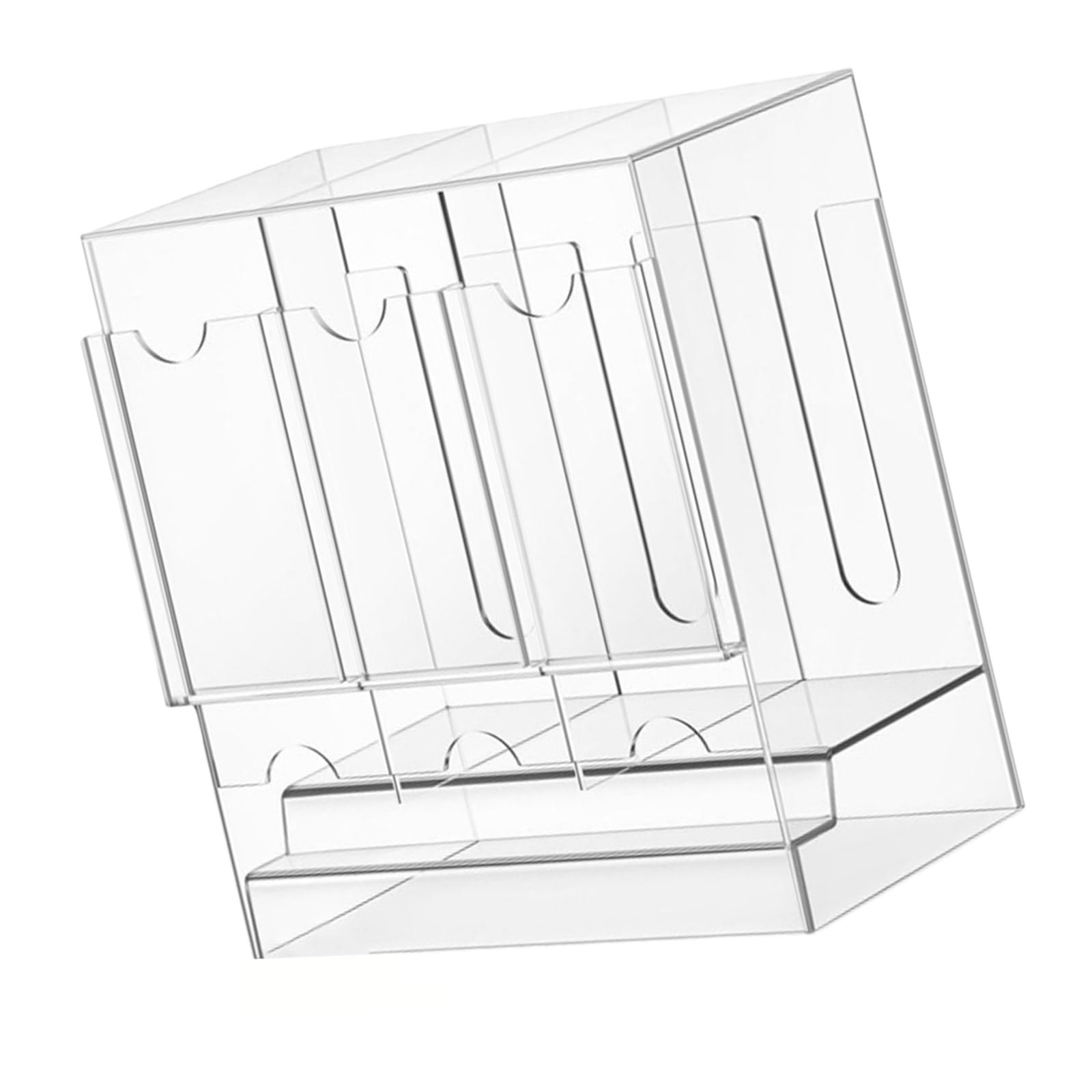 Piceioep Card Organizers Multiple Layer Storage Box Compact Card Collection Box for Collectibles Gaming Cards Decorative Storage Solution