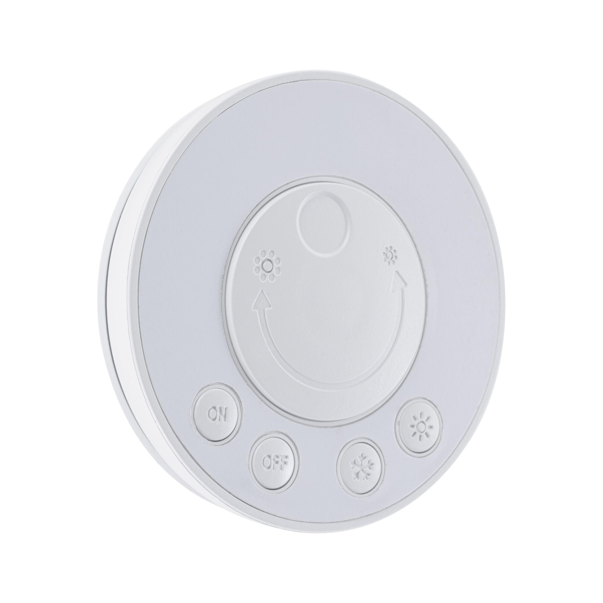 Paulmann 99976 éclairage de meubles Clever Connect interrupteur Bow 71 mm rond gradable éclairage de placard blanc dépoli éclairage d'armoire plastique 2700K-6500K