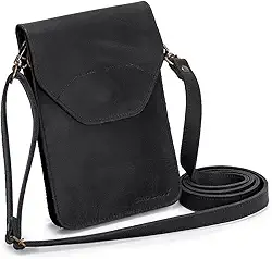Mini Bolsa Feminina Porta Celular/documentos Couro Legítimo