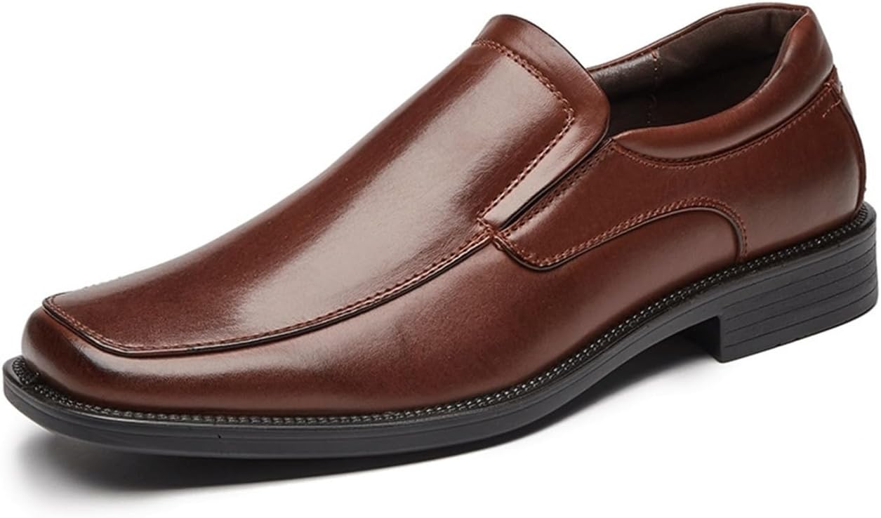 Dress Shoes for Men Men's Classic Retro Leather Casual Driving Shoes Comfortable Autumn Winter Footwear