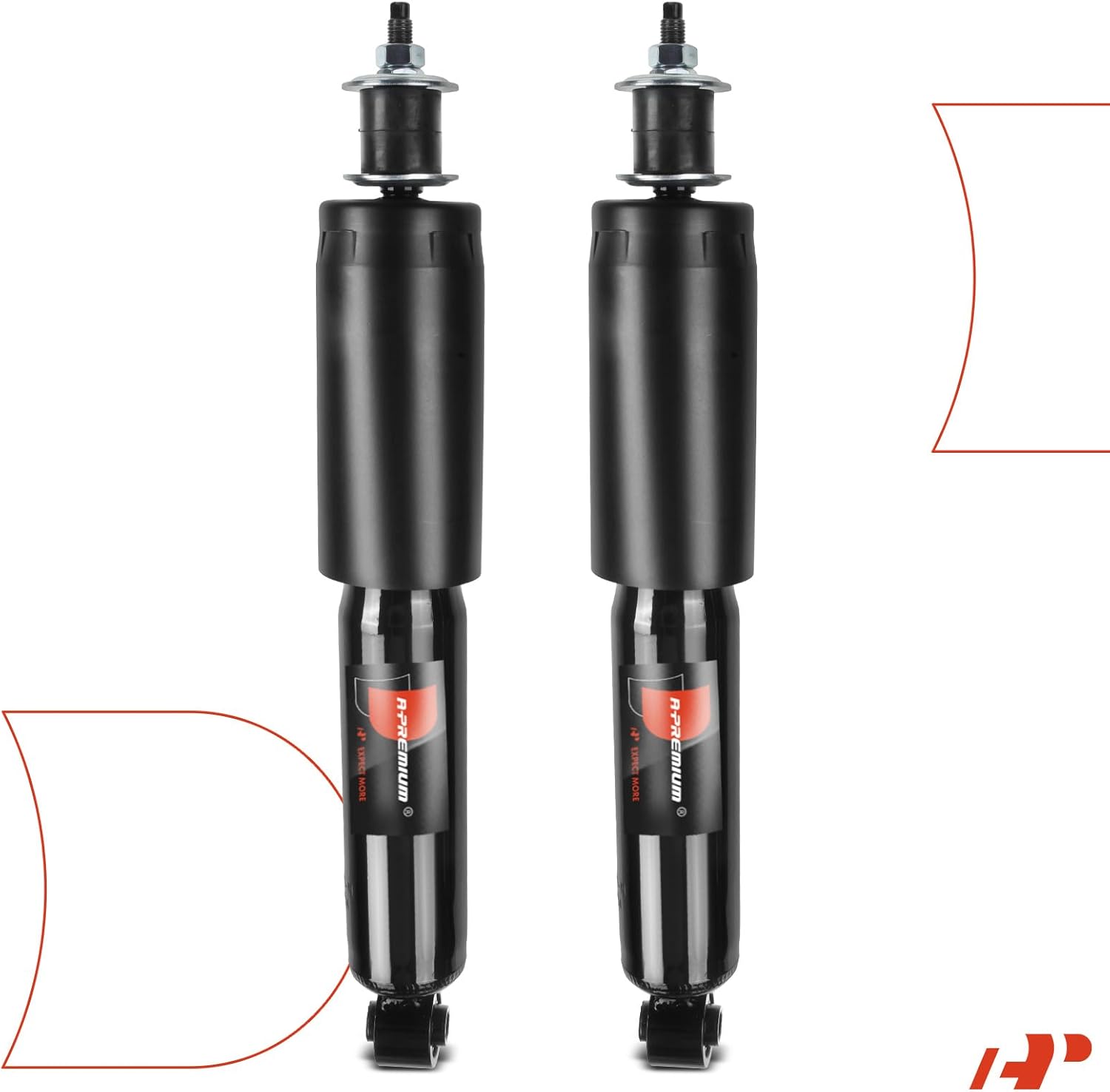 A-Premium Front Pair (2) Shock Absorber Compatible with Mitsubishi Montero Sport 2000 2001 2002 2003 2004, Driver and Passenger Side