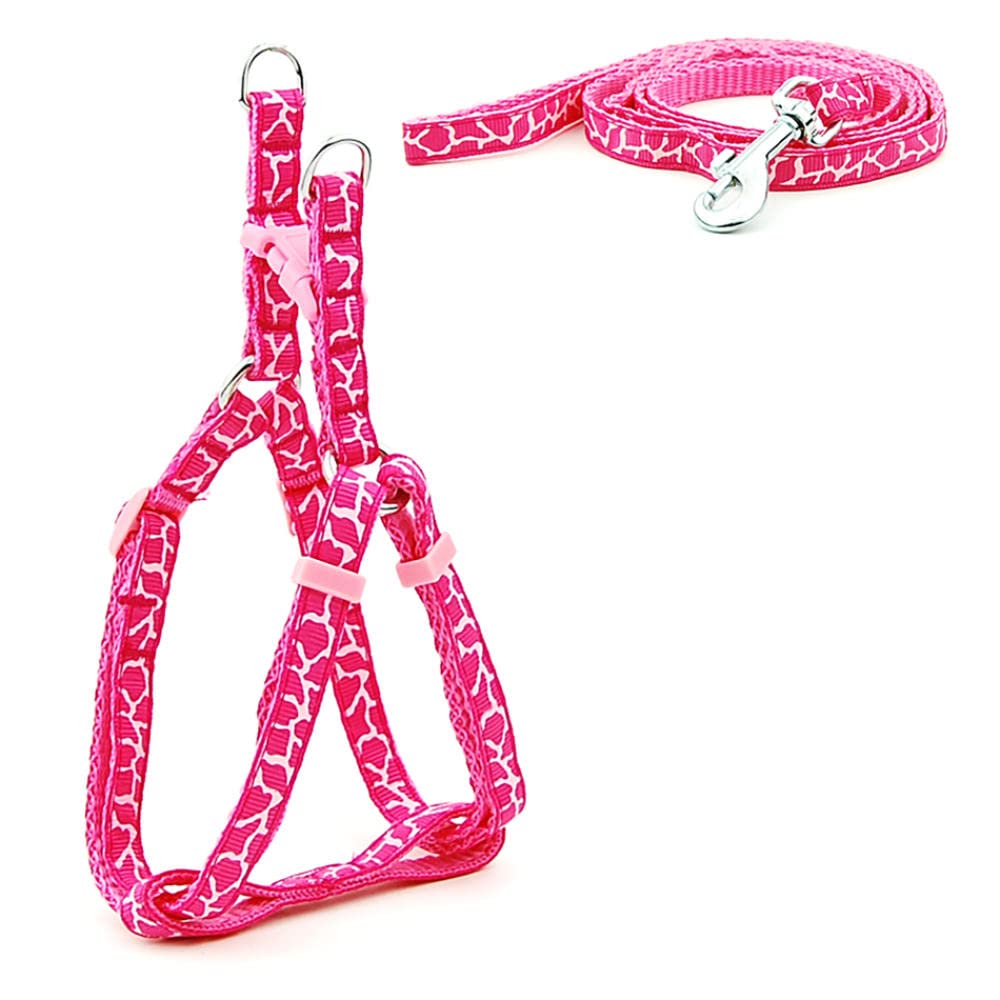 Conjunto de Correa for Perro, arnés Estampado, arnés y Correa for Perro pequeño, for pasear Gatos, 3 m,Bolso para Perros(15,S)