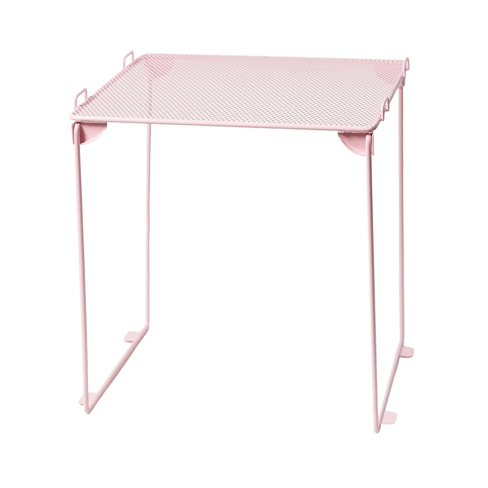 Locker Shelf Multipurpose Practical Wear Resistant for Gym and Work Foldable Pink-image-11