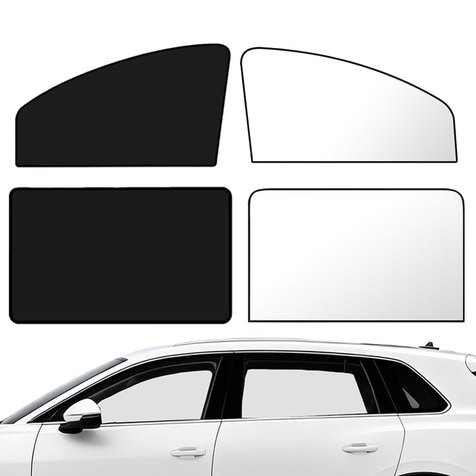 HFFTYU Magnetic Car Sunshade for SEAT/Cupra ATECA Baujahr 2016-2024
