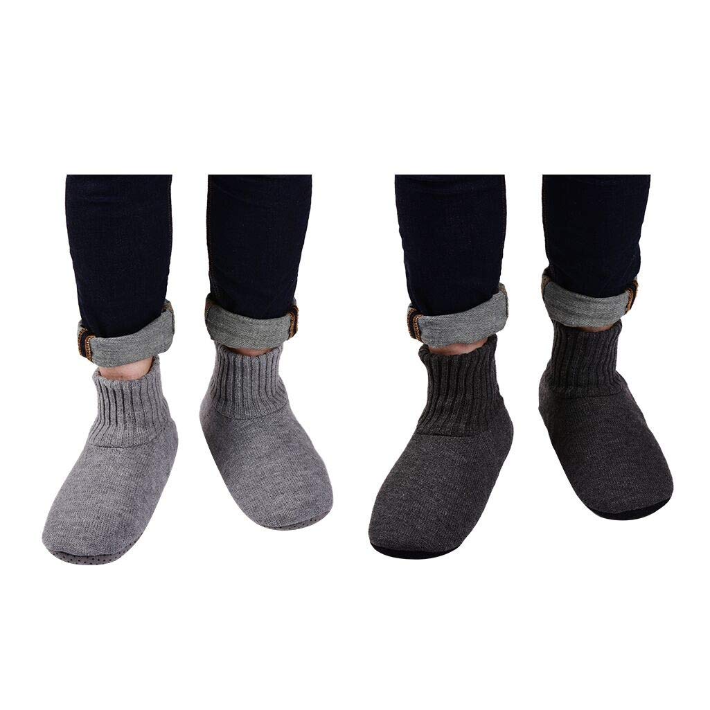Panda Bros Anti-Skid Sole Men’s Cozy Indoor Warm Slipper Boot Socks