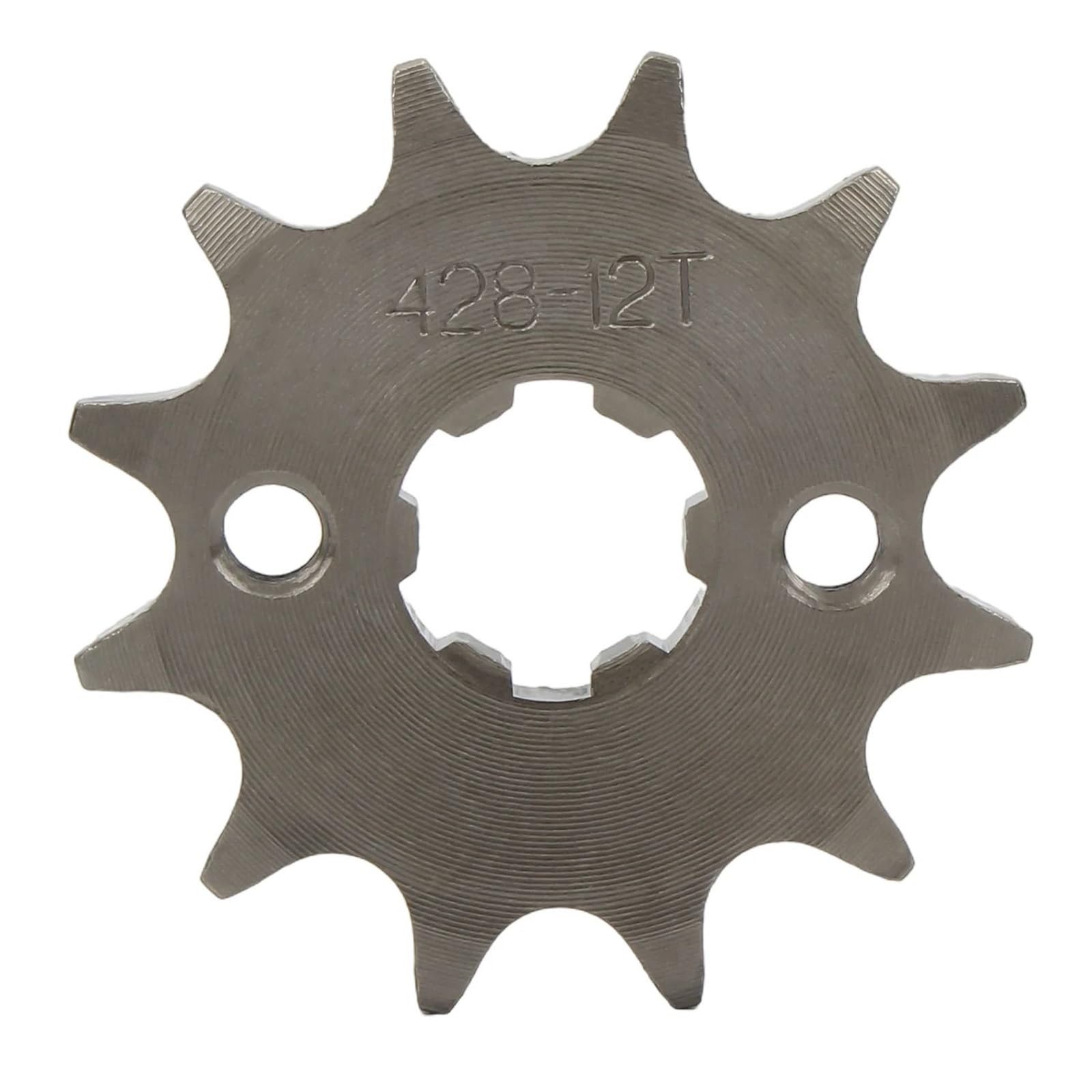 NKURTPC Motorcycle Sprocket 428 12T 13T 14T 15T 16T 17T 17mm Motorcycle Front Engine Sprocket With Retainer Plate Locker(12T)