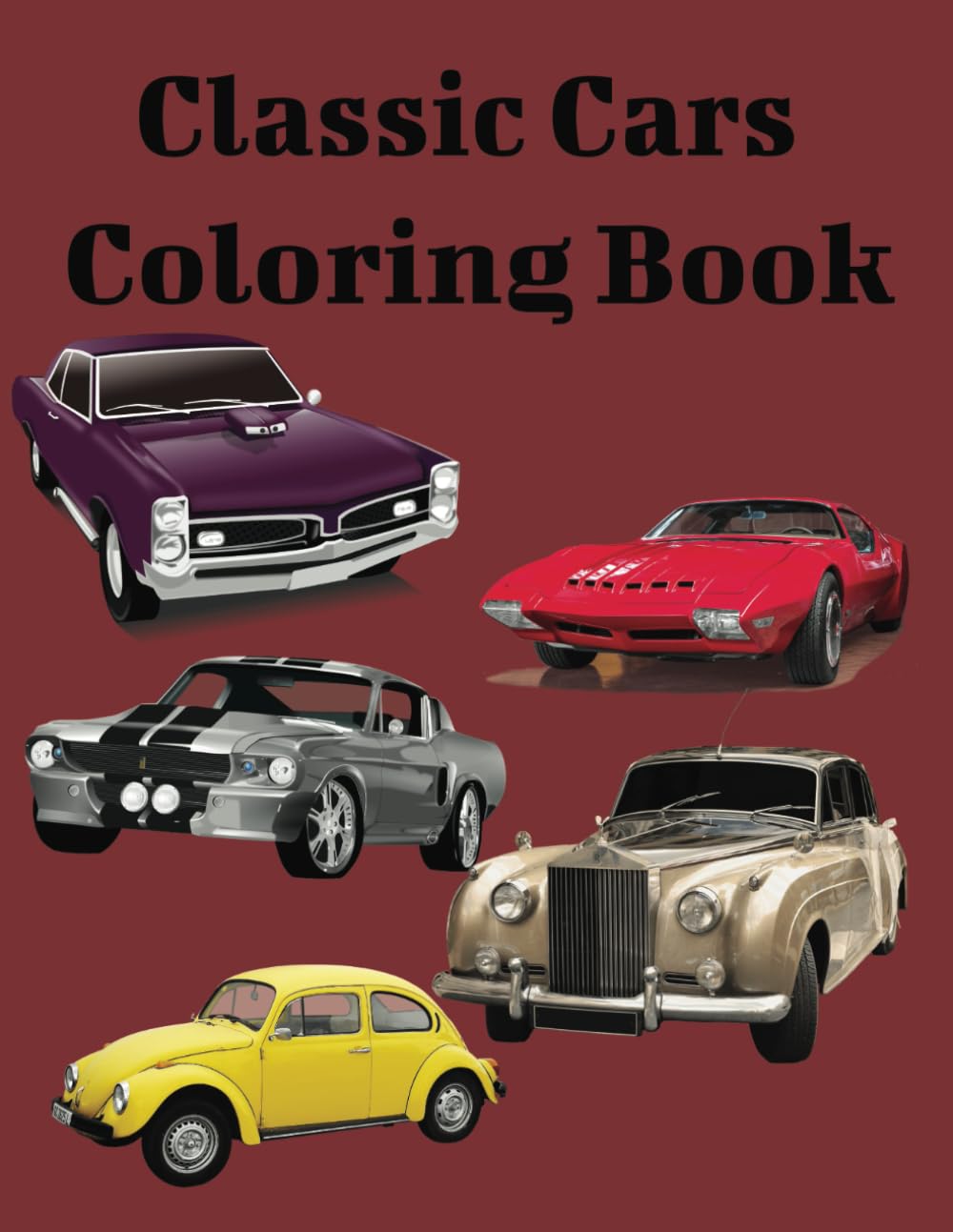 Classic Cars Coloring Book