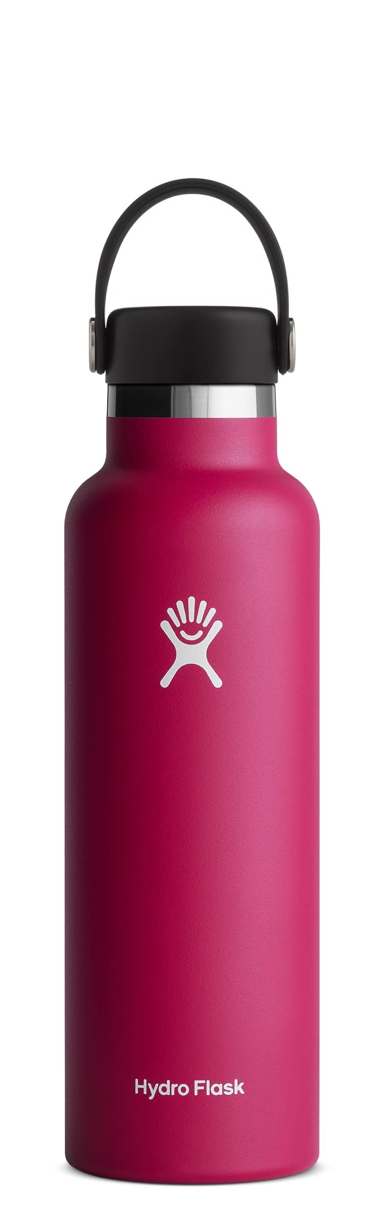 Hydro Flask Standard Mouth Flex Cap Bottle - Stainless Steel Reusable Water Bottle - Vacuum Insulated, Dishwasher Safe, BPA-Free, Non-Toxic