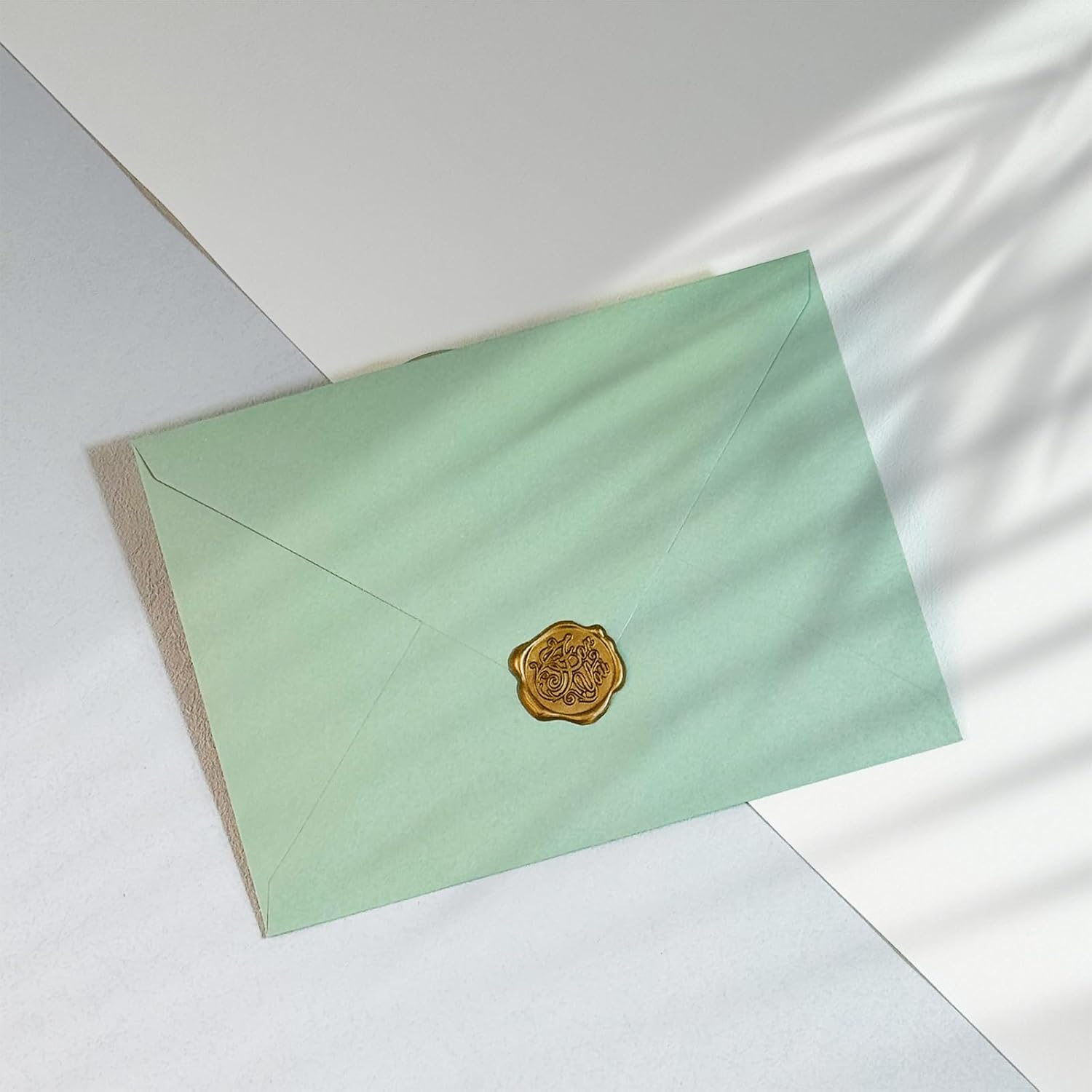 200 PCS Sage Green Colorful A7 Envelopes with Stickers, 5x7 Envelopes for Greeting Cards, Great for Invitations, Wedding Invitation, Birthday, Baby Shower, Graduation