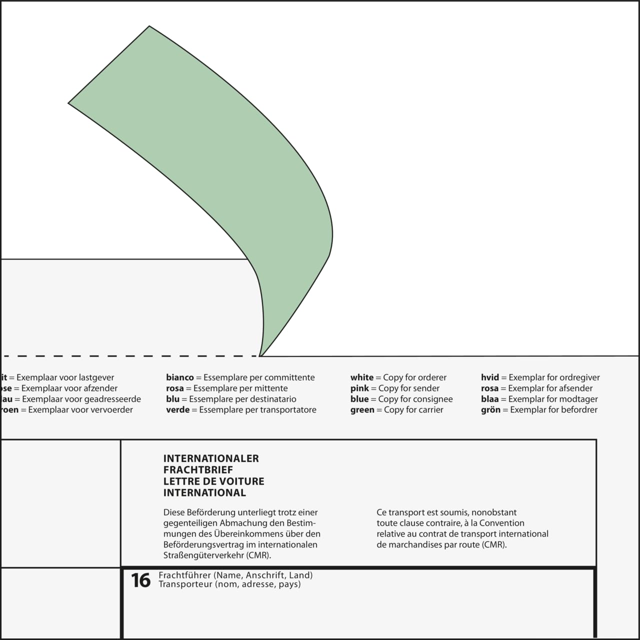 SIGEL Bordereau d'expédition international A4 | FB490, autocopiant, 4 x 1 feuilles, 50 pièces