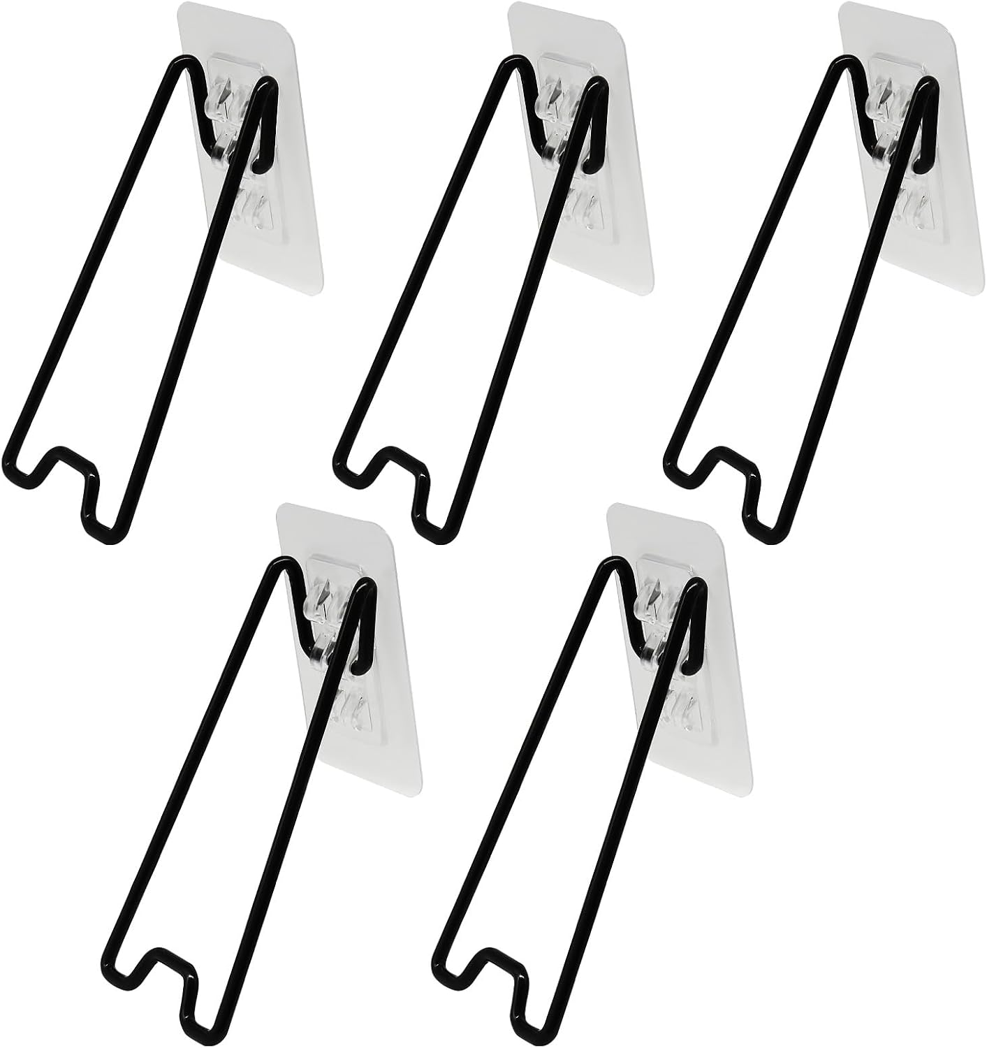 5 Pcs Adjustable Picture Frame Easel Backs, Self-Adhesive Photo Stands for Frames, 7.09"×2.17" Metal Easel Supports