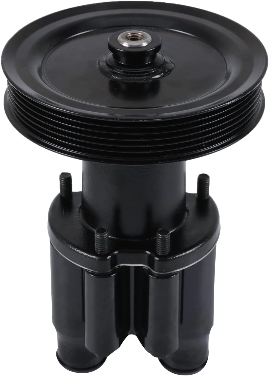 Raw Sea Water Impeller Pump 46-807151A9 replacement for Mercruiser Bravo 4.3L 5.0L 5.7L 6.2L 7.4L 8.2L with Serpentine Belt Pulley Sterndrive Engine Replace 46-807151 A9 46-72774A86