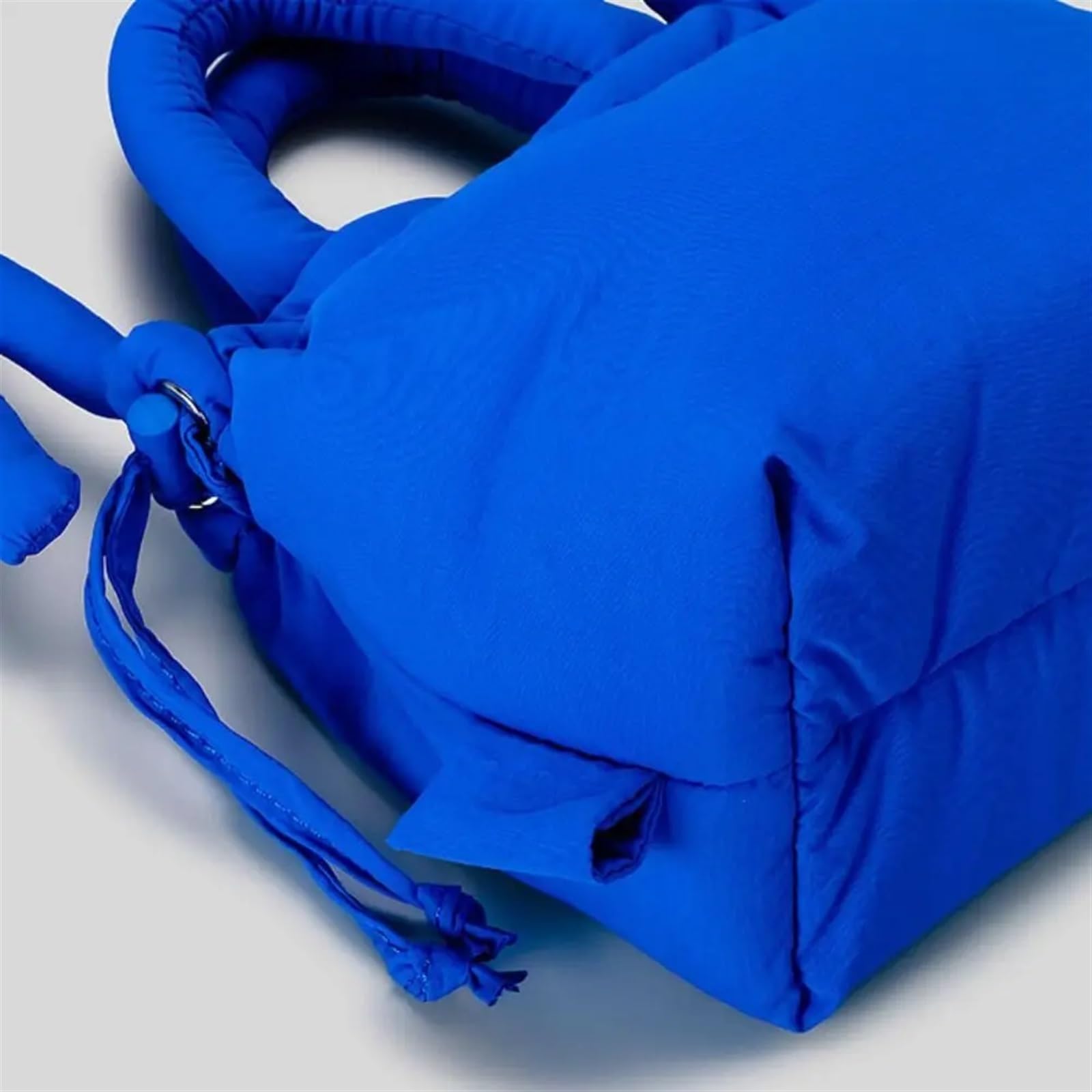 Bolso de Mano pequeño Acolchado a la Moda for Mujer, Bolsos de Hombro Acolchados de Nailon, Bolso Cruzado de algodón, Mini Bolsos de señora(Orange)