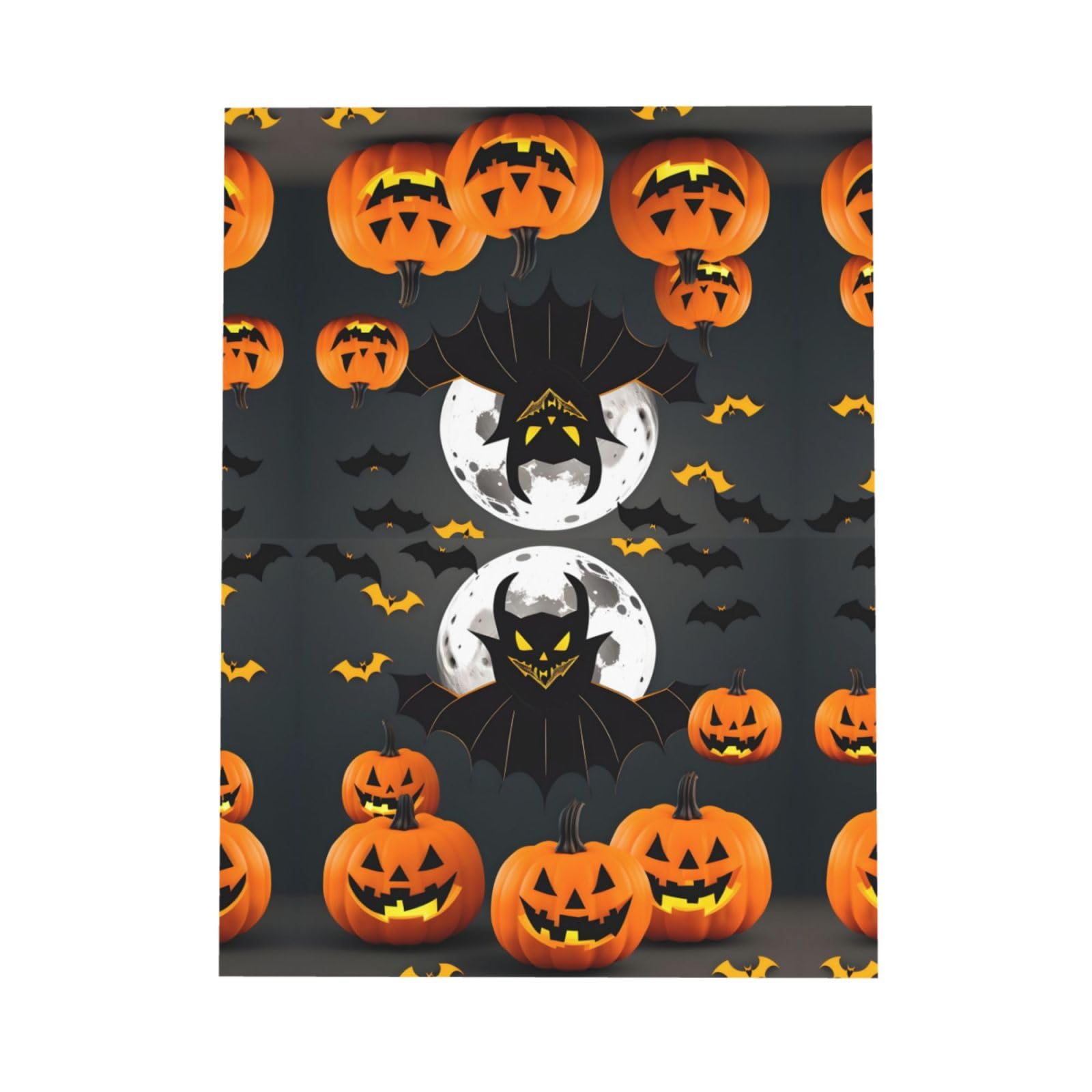 Halloween Grußkarte Mit Fledermaus-Mobile – Papyrus Karte Mit Beflockten Fledermäusen, Deko Zum Aufhängen